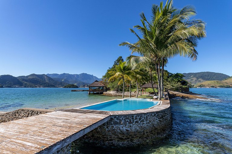 Casa Luxo de temporada em Ilha de Angra dos Reis RJ