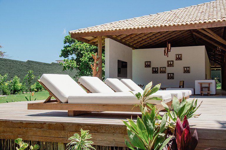 Casa Luxo de temporada em praia no Preá Ceará