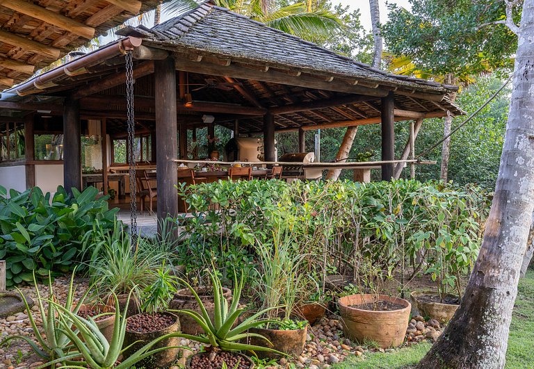 Casa Luxo de temporada Praia Ponta da Barra Trancoso Bahia