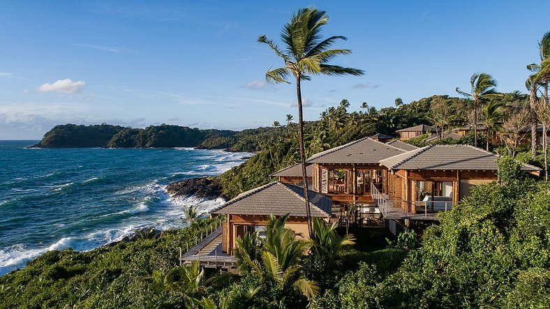 Casa luxo para temporada vista mar Itacaré Bahia