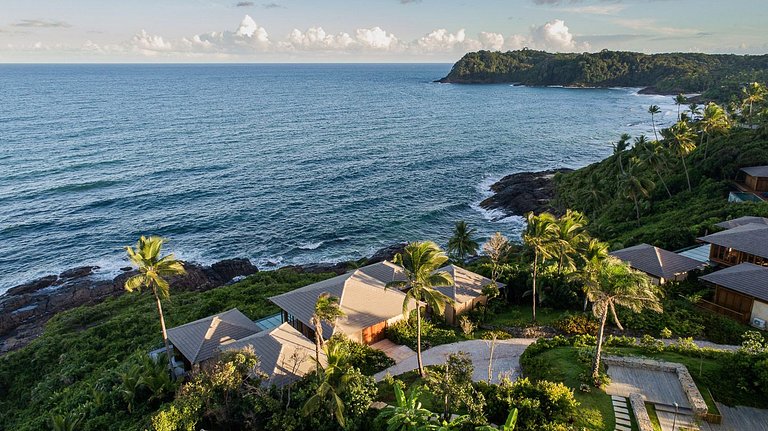 Casa luxo para temporada vista mar Itacaré Bahia