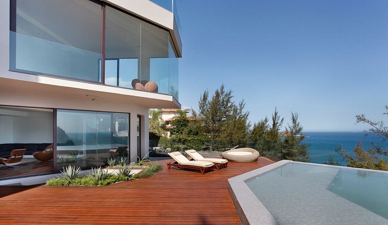 Ferienhaus in Joá mit Meerblick in Rio de Janeiro